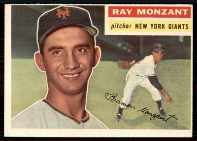 1956 Topps NMT #264 Ray Monzant New York Giants