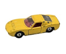 Vintage Matchbox Lamborghini Miura Series No 33 Made in England 1960s Yellow Lam