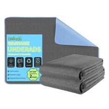 Hiiksolo Reusable Bed Pads Washable Incontinence Underpads for Kids, Adults, ...