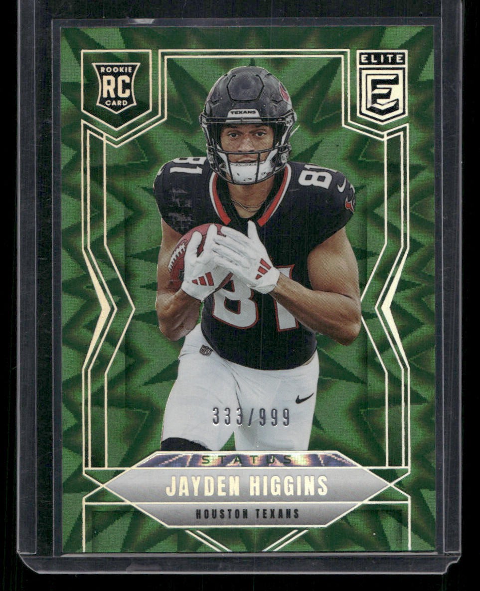 2025 Donruss Elite #134 Jayden Higgins Status Explosion #/999