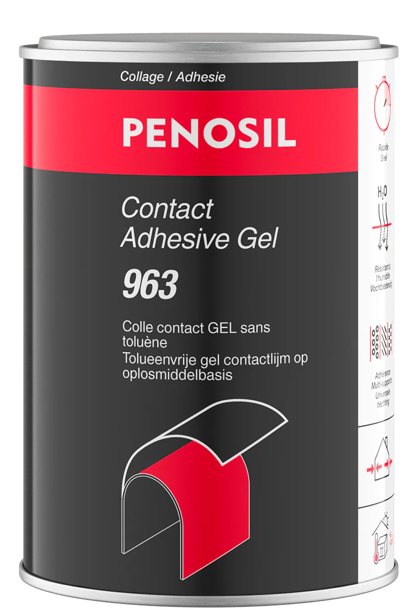 Adhésif néoprène gel haute performance 1L sans coulure pour collage vertical