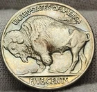 Toner 1937 D Buffalo Indian Nickel ~ AU Condition ~ FULL HORN & DATE - Buff-37Da