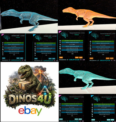  ARK Survival Ascended | PvE PC/XBOX/PS5 Aberrant Megalosaurus 32kPS 1300M