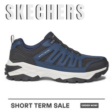 ON SALE Skechers Men's Brenn Slip-On Athletic Shoe in Navy/Black Multi Size NWB