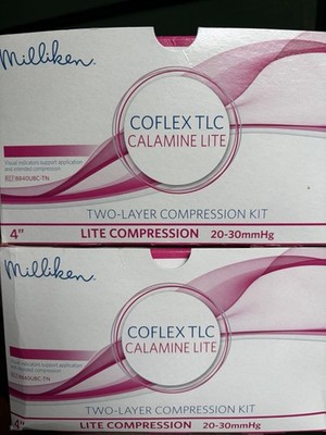 Milliken CoFlex TLC Calamine Lite Compression Kit Two-Layer White Pink