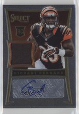 2013 Panini Select Rookie Jersey Auto 299/399 Giovani Bernard #191 Auto v6g