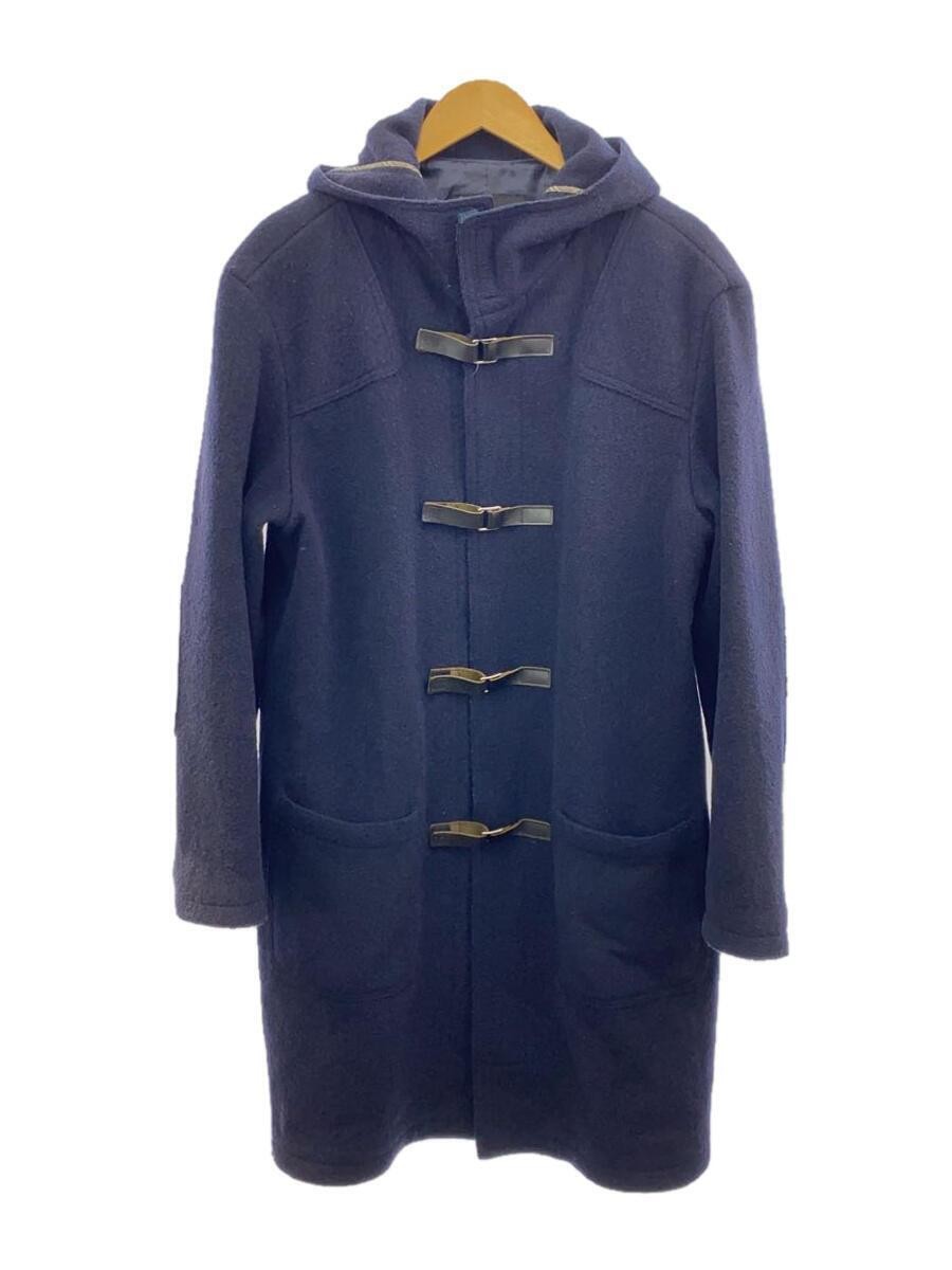 Burberry Blue Label Duffle Coat Men's Wool Navy L Plain #EG ZIA