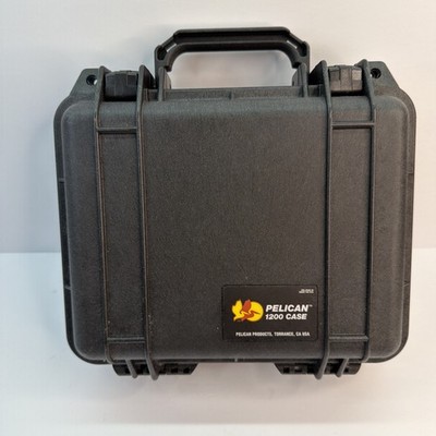 Pelican 1200 Hard Protector Storage Case Black Small