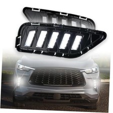 Upgrade LED Front Bumper Fog light DRL Amber Sequential Turn Signal Lamp