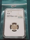 1962 NGC PF68 90% PROOF SILVER ROOSEVELT DIME 10C Brown Label!    N172