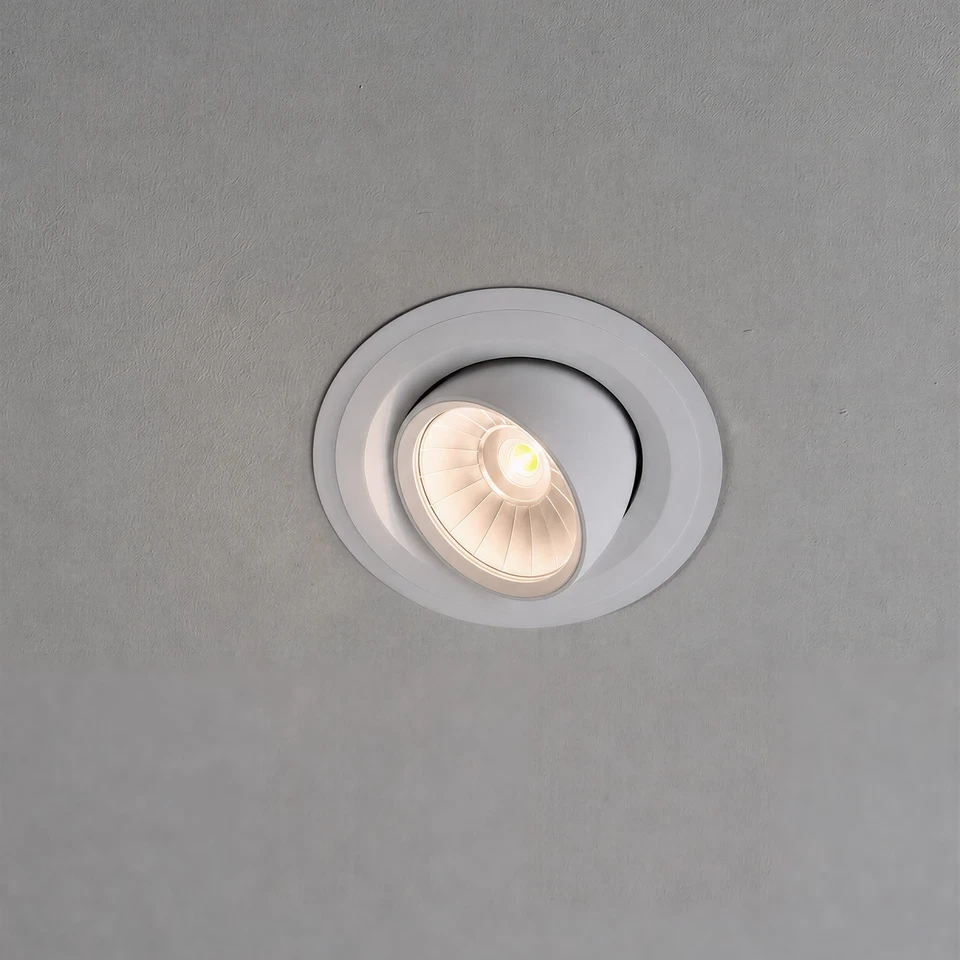 LED Einbaustrahler 25W (W) Tagweiß ausziehbar schwenkbar Ausschnitt Ø125mm - Bild 2 von 4