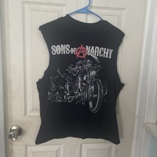 Sons of Anarchy Shirt Mens Large Black SAMCRO...
