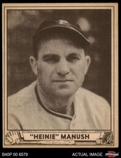 1940 Play Ball #176 Heinie Manush Pirates HOF 5 - EX
