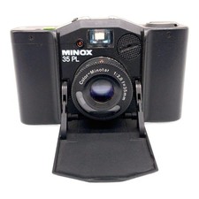 MINOX 35 PL Rangefinder Camera 35mm Black Color-Minotar 1:2.8/35mm Defect