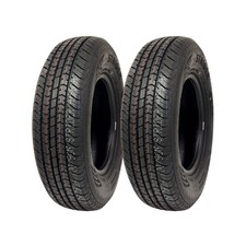 Set of 2 Taskmaster Strider ST205/75R14 100N 6Ply Radial Trailer Tires 205 75 14