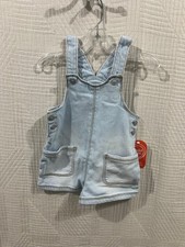 Wonder Nation Light denim overall shorts assorted sizes new
