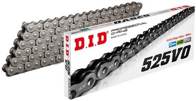 D.I.D 525VOX 525 O-Ring Drive Chain 104 Links Natural