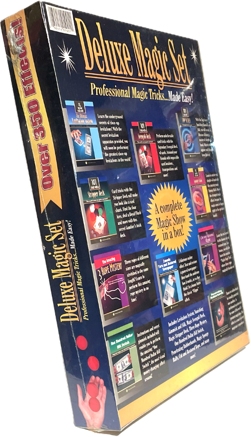 DELUXE PRO MAGIC KIT Set Over 350 Effects Trick Books + DVD