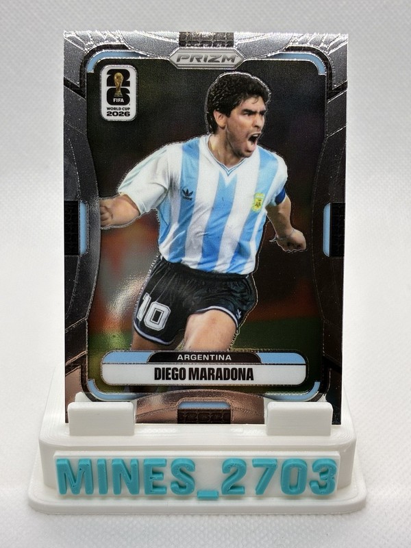 Diego Maradona 2026 Panini Prizm World Cup Image Variation SSP #21 Argentina