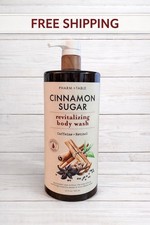 PHARM TO TABLE ~ Cinnamon Sugar ~ REVITALIZING Body Wash - JUMBO! - 32 Oz. 0.85 per gallon