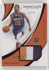 2018 Panini Immaculate Remarkable Memorabilia Red 23/25 Josh Jackson #RM-JJK 8w4