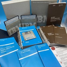 IBM PC DOS 3.10 3.30 Reference Library Set - Big Box CIB w/ Floppy Disks