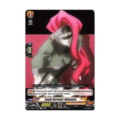 Vanguard TCG card D-TB03/117EN C Loyal Servant, Blaumro SHAMAN KING