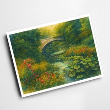 A4 PRINT - Claypot Bridge, Cullen, Burn - Vintage Art Style