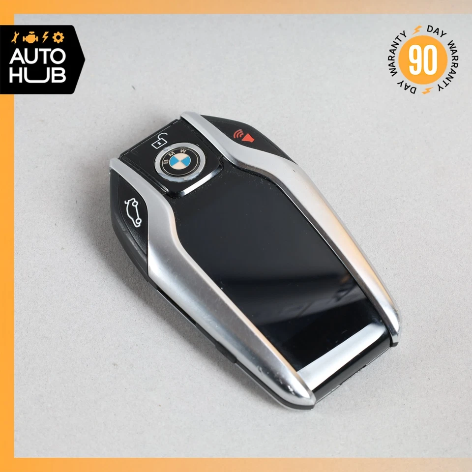 16-19 BMW G12 740Li 750i display LCD tela inteligente controle remoto chaveiro 2413262 fabricante de equipamento original - Imagem 2 de 4