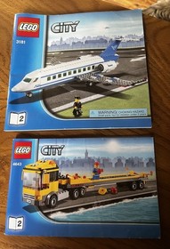 LEGO City 3181 4644 & Sponge Bob 3830 3833 - Instruction Manual Booklets Only