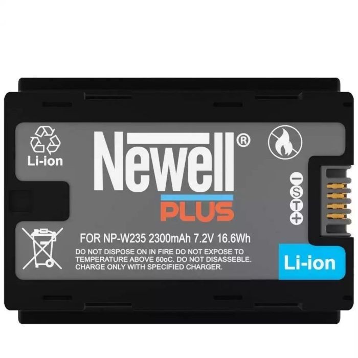 Newell PLUS Fujifilm NP-W235 Replacement Lithium Rechargable Battery - 2300mAh