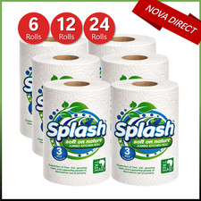 Strong Jumbo  Kitchen Roll Splash Soft on Nature 3PLY Eco Friendly Towel Paper