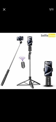Smart AI Facial Recognition Phone Tripod Selfie-Stick, 360° Mobile Phone Pan