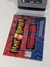 1995 Nintendo Virtual Boy Panic Bomber with Manual Tested Working Video Game