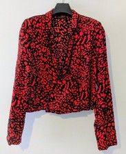 Topshop Leopard print Maternity Partywear Blouse UK Size 14