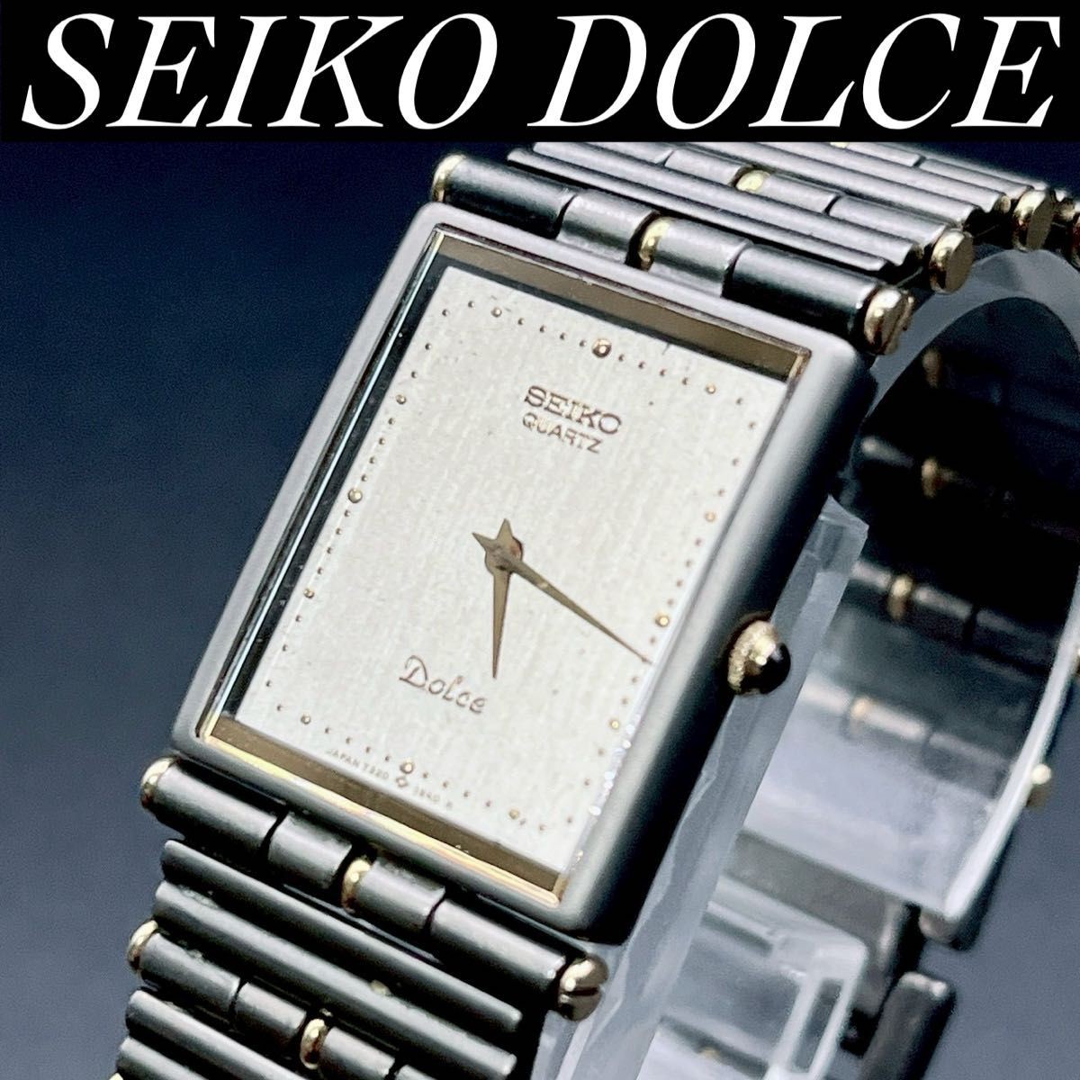 Working Quartz Gray Dolce Vintage SEIKO DOLCE TITAN Square Watch Watch SEIKO - VintageWatches.PK Working Quartz Gray Dolce Vintage SEIKO DOLCE TITAN Square Watch Watch SEIKO - vintagewatches.pk