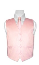 Boy's PINK Dress Vest with Boys Bowtie Tie Size 12 NEW