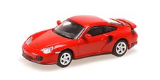 Minichamps 1/87 HO Porsche 911 Turbo Red 2000 870068172 NEW