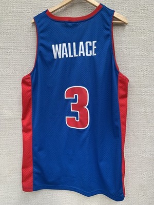 Vintage Team Nike Ben Wallace #3 Detroit Pistons XL Sewn Patches