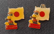 McDonalds Pins *  Uncle Sam / Japan * 2 verschiedene Pins