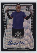 2020 Leaf Metal Draft Black Wave 5/7 Yoelqui Cespedes #BA-YC1 Auto 19n6