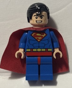 LEGO Superman Minifigure sh0003a DC Super Heroes CMF Rare Retired 6862 HTF