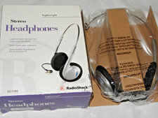 New Vintage RadioShack Lightweight Stereo Headphones 33-1160