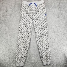 True Religion All Over Logo Joggers Boys Size XL Gray