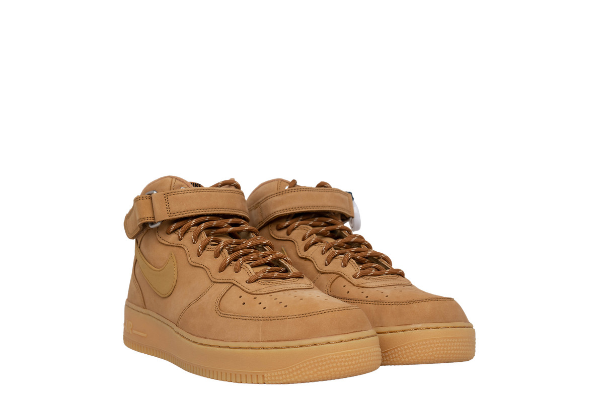 【ぷんさん⠀】Nike Air Force 1 Mid フラックス ナイキ エア フォース 1 MID 'Flax' 発売日. Nike SNKRS