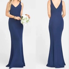 Show Me Your Mumu Dress Bridesmaid Dress Morgan Gown Rich Navy 2X NEW NWT