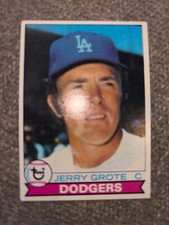 1979 Topps #279 Dodgers Jerry Grote Baseball Card