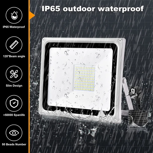 LED Fluter Stecker Außen Strahler Arbeitsleuchte Baustrahler Scheinwerfer Garten - Bild 27 von 251