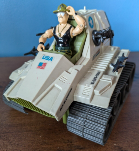 G.I. GI JOE 1986 86 SGT SLAUGHTER & TRIPLE T TANK Vehicle Action Figure