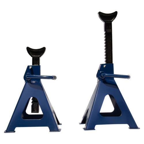 Soportes de conector de acero de doble bloqueo de 6 toneladas (12.000 libras) de capacidad, paquete de 2, azul - Imagen 3 de 7